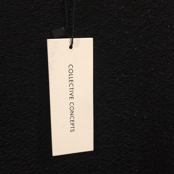 COLLECTIVE CONCEPTS Women’s Black Top Size Small - Picture 5 of 9